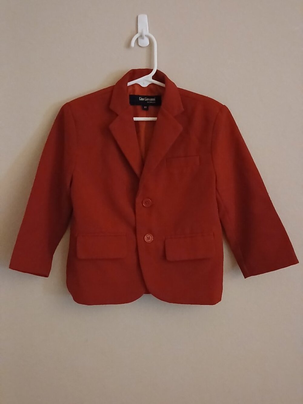 Toddlers Gino Giovanni Red Blazer